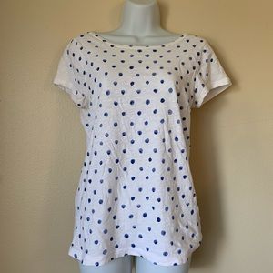 J. Crew polka dot tee
